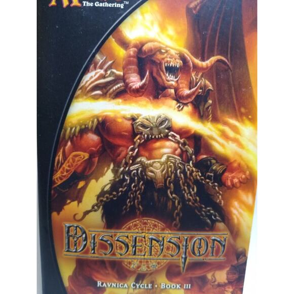 Magic The Gathering Dissension Ravnica Cycle Book 3 Paperback Novel 2006 Unused - Picture 2 of 9